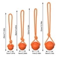 thumbnail image 3 of Rubber Dog Rope Toy with Ball - Tug of War Chew Toy for Medium Dogs 30-60 lbs, Durable Puppy Training Ball on Rope for Belgian Malinois, K9 Bite-Resistant Plaything, 3 of 5