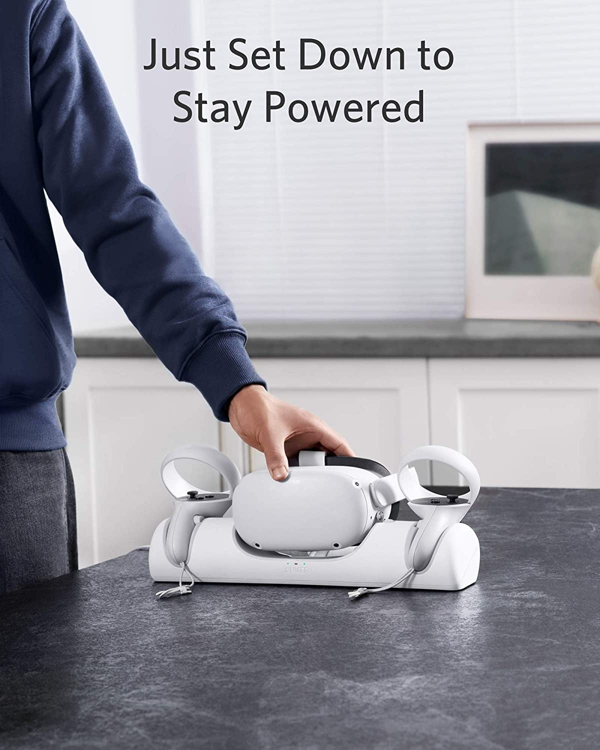 その他  QUEST2 & ANKER CHARGING DOCK Anker Oculus Quest 2 Charging Dock, VR Stand, Headset