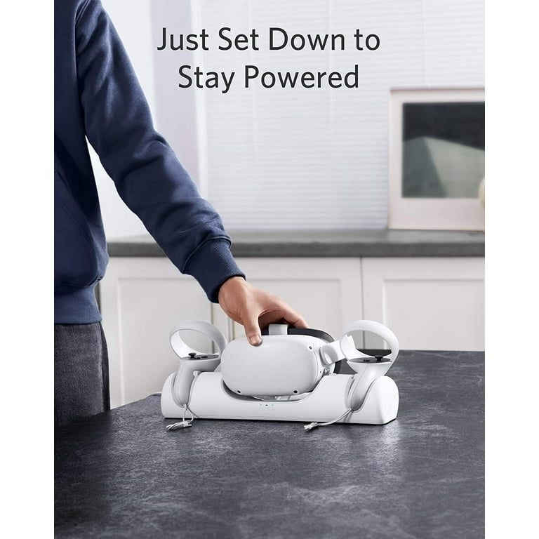 Anker Oculus Quest 2 Charging Dock, VR Stand, Headset