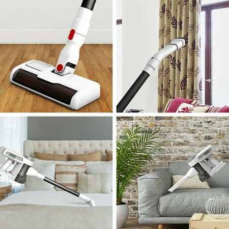 vacuum multifunction 110w cordless costway handheld cleaner heads four