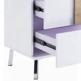 thumbnail image 2 of Verux White High Gloss Finish End Table for Stylish Living Spaces, 2 of 5