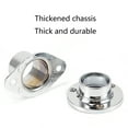 thumbnail image 6 of 4 Pack Closet Rod Socket Curtain Rod Wardrobe Rod Rail Brackets Flange Holders Closet Poles Rod End Supports Durable, 6 of 8