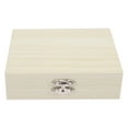 thumbnail image 4 of Wooden Microscope Slide Box Wooden Microscope Slide Holder Container 25 Slots, 4 of 8