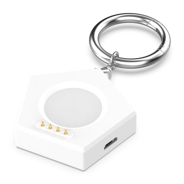 Base del soporte del cargador Cable de carga USB para OPPO Watch 3/Watch 2/3 Pro (Blanco)