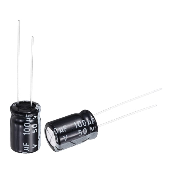 100uF 50V Capacitor, Aluminum Electrolytic Capacitors 105C High Temp 50pcs