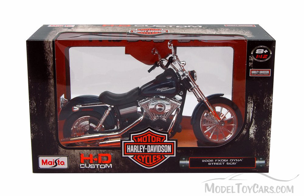 Maisto Harley Davidson 2006 FXDBI Dyna Street Bob Diecast Motorcycle 1:12 