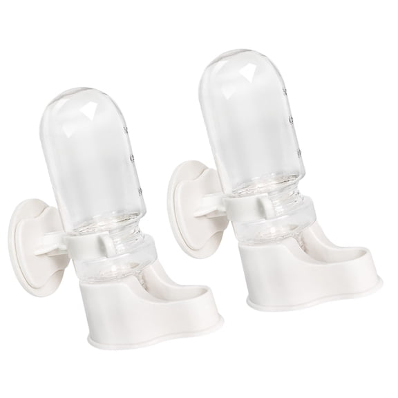 2PCS Automatic Water Dispenser for Bird Auto Fill Plastic Waterer for Parrots Canaries Budgies Watering Supply
