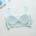 thumbnail image 7 of Teen Bras for Girls Lightly Padded Training Bra Comfort Breathable Stretch Girl's Underwear Bralette, Light Blue, M, 7 of 7