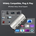 thumbnail image 3 of WAVLINK 7-in-1 4K Video Capture Card, USB Dock Station, Video USB Display Adapter with 90W Laptop Charging, Compatible with PS5/Xbox/Switch, OBS, Windows/Mac, 3 of 10