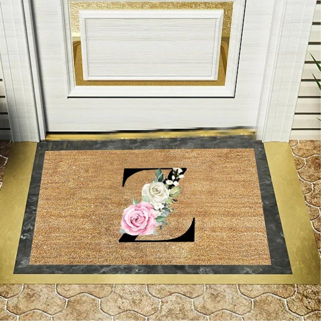 Wiueurtly Clearance Personalized Alphabet Doormat for Welcoming Guests At Your Doorstep 1PC