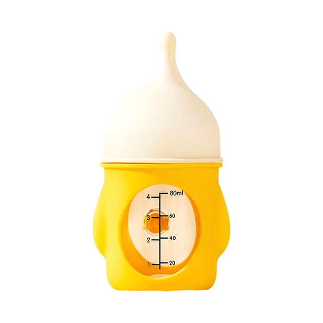 Biberon en Silicone Réutilisable Étanche pour Chiots et Petits Animaux 80ml Kit d'Alimentation en Lait