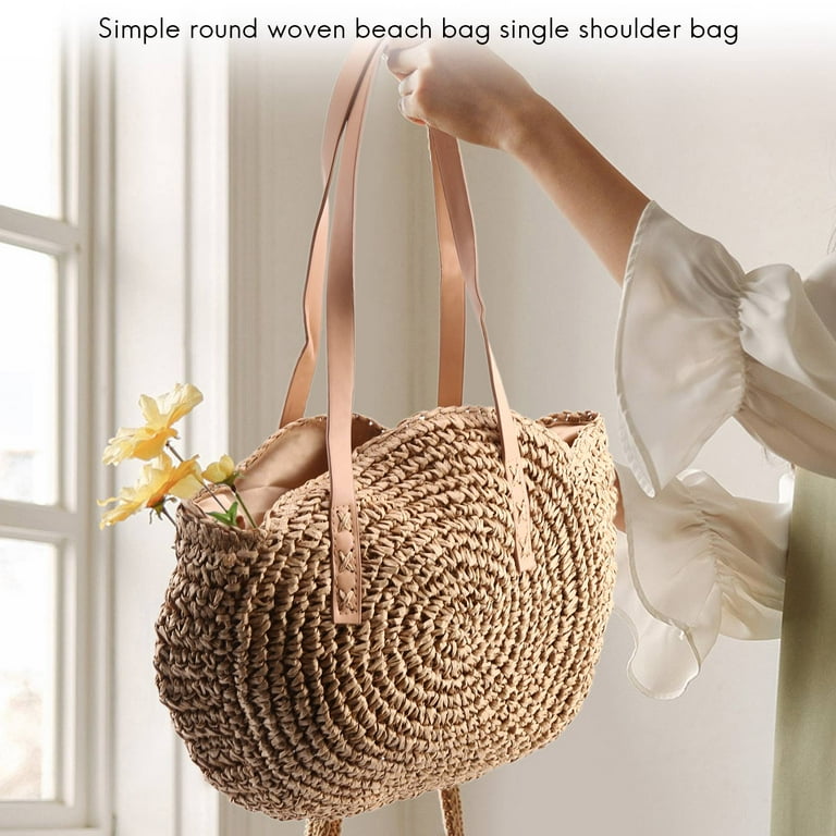 Big round 2024 straw bag
