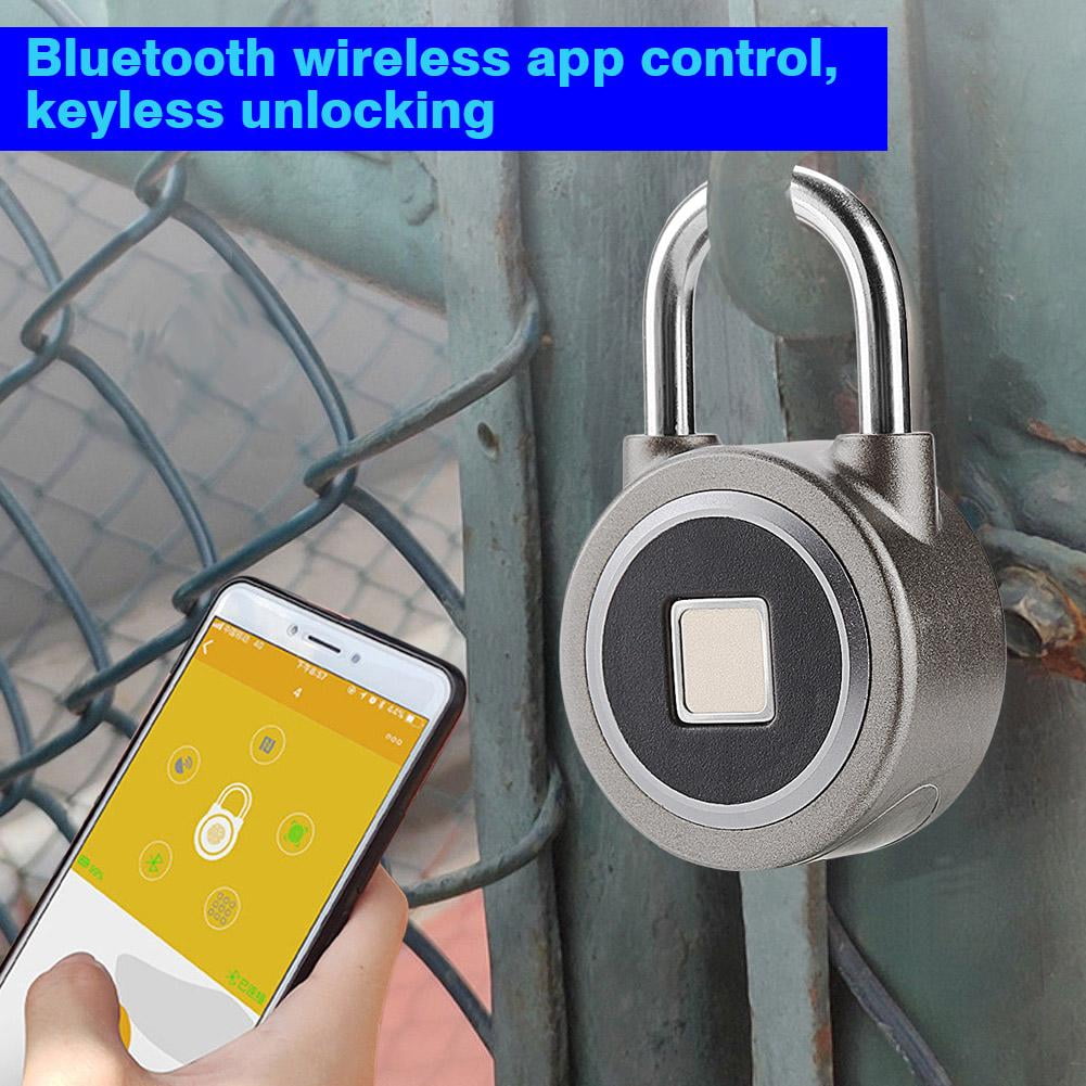 Qiilu Fingerprint Smart Keyless Waterproof Bluetooth Lock App