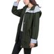 thumbnail image 2 of Chaqueta impermeable ligera y resistente al viento para mujer, informal, con capucha, manga larga, forrada con cremallera, para exteriores, 2 of 5