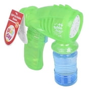 Play Day Light up Bubble Blaster - Green, 4oz Solution, Children Ages 3+