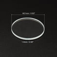 thumbnail image 2 of Unique Bargains 0.83x0.06' Dia Flashlight Glass Lens, 2 Pcs Polished Edge Glass Lens, Transparent, 2 of 5