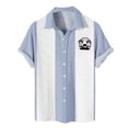 thumbnail image 1 of Men's Hawaiian Printed Button Short Sleeve Shirts Men's Casual Fashion Short Sleeve Shirts L, 1 of 4