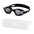 thumbnail image 1 of Gafas de natación, visión clara, gafas de natación de moda antivaho, de natación para deportes acuáticos, surf, playa y exteriores. negro, 1 of 8