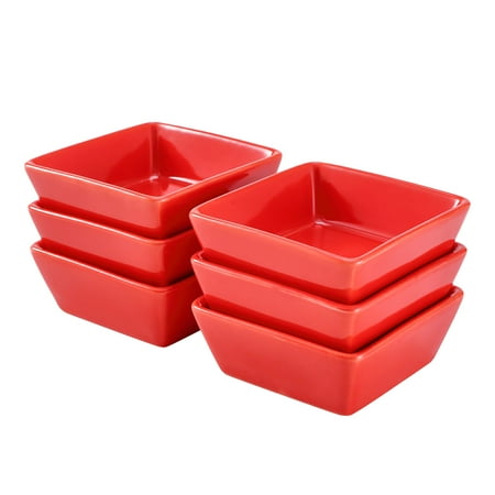 

BRUNTMOR CERAMIC SQUARE BAKING RAMEKINS FOR SOUFFL CRME BRULEE JAMS DIPPING