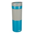 thumbnail image 3 of COOL GEAR 2 Pack 20oz Amelia Coffee Travel Mug with Spill Resistant Slider Lid - Blue/Black, 3 of 9