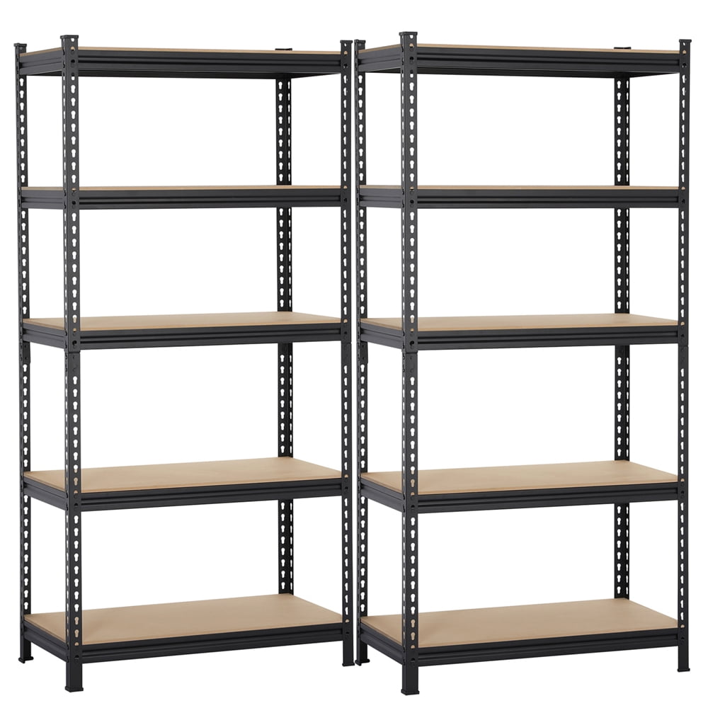 5Shelf Tier Steel HeavyDuty Storage Shelf Shelving Workbench Display