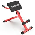 thumbnail image 1 of Synergee Roman Chair. Red Coated Steel Hyperextension Machine. GHD Ab Bench for Lower Back Workout, Hyper Exercises., 1 of 6