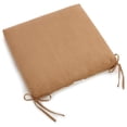 thumbnail image 1 of 20-inch by 19-inch Solid Microsuede Chair Cushion, 1 of 4