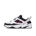 thumbnail image 1 of Zapatillas clásicas M2K Tekno blancas de platino puro, unisex, cómodas, de suela gruesa, estilo retro, informales, de caña baja, 1 of 4
