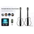 thumbnail image 2 of Natasha Bamboo Wireless Smart Nylon Black 38-inch Silent Guitar.Premium guitar case and fretboard cleaning cloth., 2 of 11