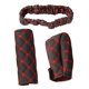 thumbnail image 1 of 3 unids/ cuero PU, cubierta de freno , cubiertas de perilla de cambio, Protector antideslizante, cubierta de espejo trasero, funda, Rojo, 1 of 4