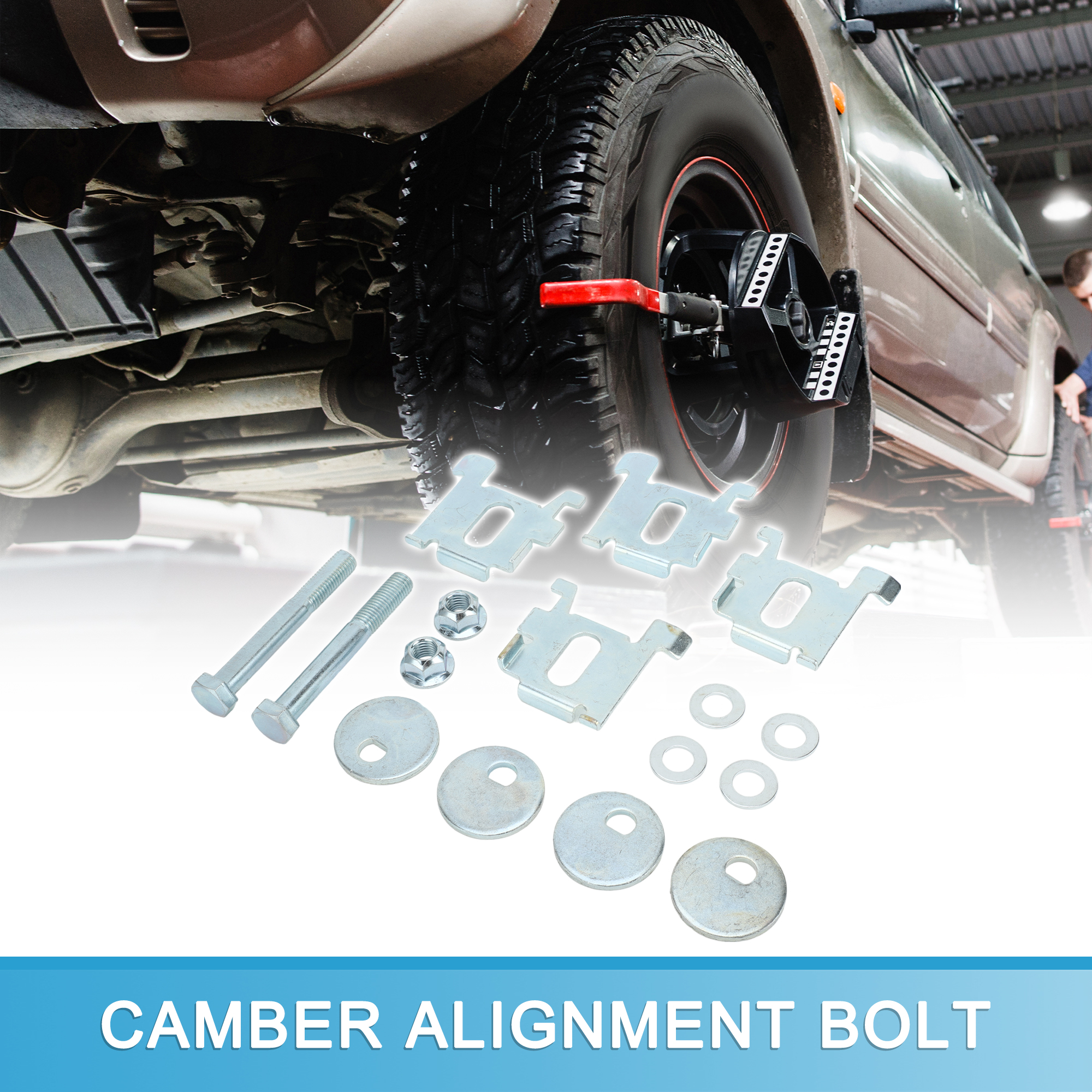 Unique Bargains Front Camber Caster and Alignment Kit No.K7398 Camber Bolt