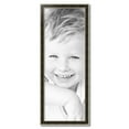thumbnail image 2 of ArtToFrames 14" x 38" Black Panel With Silver Lip Picture Frame, 14x38 inch Multi Wood Poster Frame (WOM-5093), 2 of 7