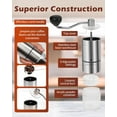 thumbnail image 4 of Xrgnb Coffee Grinder With Ceramics Burr For Espresso,French Press,5 Adjustable Settings,Hand Maker with Built-In Burr,For Home Use and Camping Travel,Coffee Bean Grinders With Hand Crank, 4 of 7
