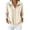 Beige, variant on KICILVS Sweater Jacket for Women Full Zip Collared Ribbed Cuffs Knit Coat Plain Casual Fall Winter Trendy Outerwear