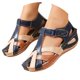 thumbnail image 2 of MKLEKYY Sandalias Ortopédicas para Mujer, Zapatos de Verano Con Velcro, Informales, Con Punta Abierta, Cómodos, para Playa, 2 of 4