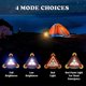 thumbnail image 2 of KAIYANG Luz de advertencia LED para automóvil, luz de advertencia triangular impermeable, 4 modos, luz de inundación blanca de 30 W (batería no incluida), 2 of 4