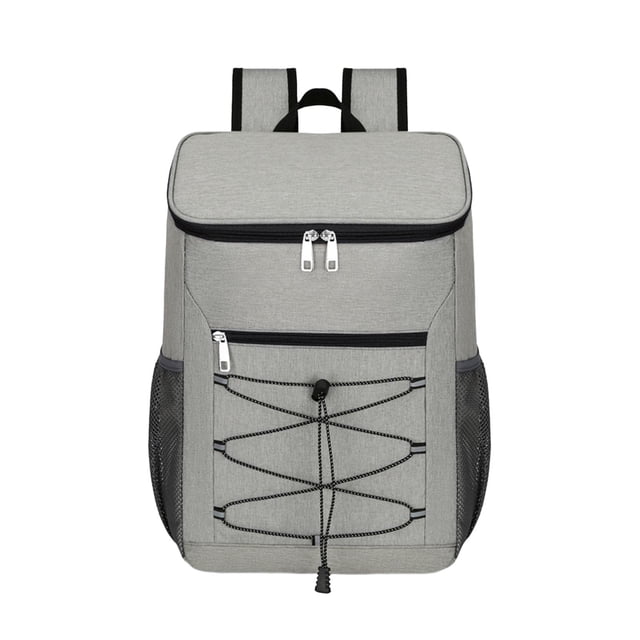 Mochila Térmica Aislada Sunnimix Bolsa Térmica de Gran Capacidad Para Viajes de Pesca En La Playa Gris