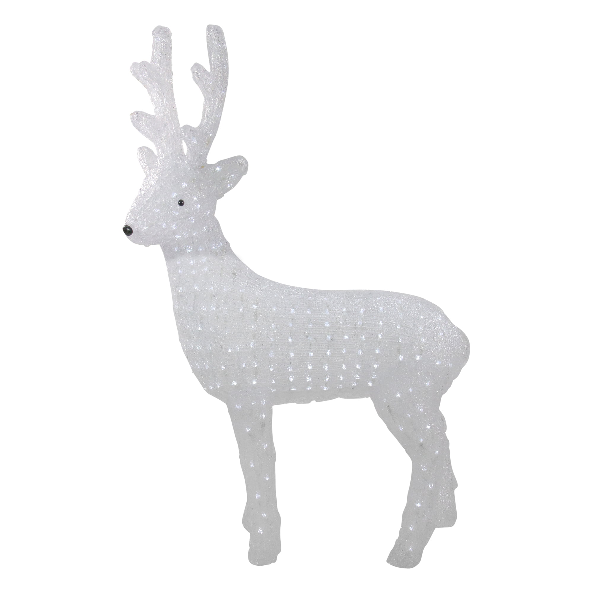 Tabletop 2 Pack Christmas Reindeer Display Decorative Acrylic Deer Standing 