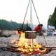 thumbnail image 5 of Trípode de la fogata con gancho colgante Camping Fuego Cocina Soporte de tierra Soporte de hoguera Herramientas Herramientas Suministros Jardín Equipo de invierno Eigraketly OD003015-00B, 5 of 7