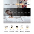 thumbnail image 5 of 4th of July Blackout Curtains for Bedroom Living Room Darkening Curtains 84 Inch Length 2 Panels Set Independence Day Blue Red Spring Floral Rustic Window Curtain Window Treatment Drapes 42"x84", 5 of 9