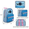 thumbnail image 4 of Disney's Stitch Character Face 11.5" Youth Mini Backpack, 4 of 7
