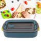 thumbnail image 1 of Fiambrera de Acero inoxidable 304 A Prueba de Fugas para Niños y Adultos, 4 compartimos, Capacidad de 700 ml, Aislada, Apta Para Microondas, Picnics Al Aire Libre, Almuerzos, 1 of 7