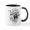 White/Black Inside, variant on CafePress - Chugach Vintage Moose Mug - 11 oz Ceramic Mug - Novelty Coffee Tea Cup