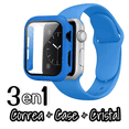 thumbnail image 3 of Correa para Apple Watch compatible con 38mm / 40mm de Silicón + Case Protector de pantalla con Cristal Templado. Mamá Pulpo  Silicón con case, 3 of 5