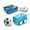 Blue, variant on DAMAI Magic Follows Line Car - 2026 Upgraded Gesture & Remote Control Smart Sensor Car, Auto-Avoidance Line Tracking Desktop RC Vehicle with LED Expression Lights, Follow Gesture + Remote Driving