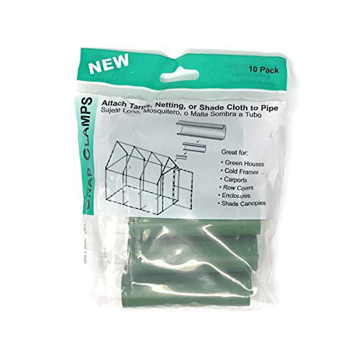 Details about   10 PACK Snap Clamp Wide For 3/4" 5/8" 1" 1.2" Inch  PVC Pipe Green Heavy Duty 