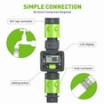 thumbnail image 3 of Digital Water Flow Meter IPX6 Outdoor Garden Hose Water Calculate Consumption Water Flow Rate 3/4inch Thread Connectors, 3 of 6