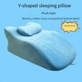 thumbnail image 2 of Yoneston Multifunctional Ergonomic Memory Foam Pillow with Leg & Lumbar Support Cushion, Removable Washable Cover, Blue, 2 of 6
