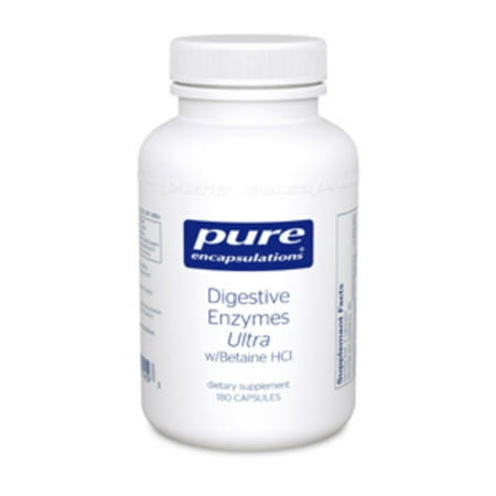 UPC 766298014593 product image for Pure Encapsulations - Digestive Enzymes Ultra w HCl 180 Caps DEUB1 Exp.8.19 IHI | upcitemdb.com