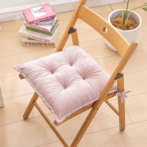 Nvzi Seat Cushion Garden Patio Home Kitchen Office Thicken Comfy Seat Cushion, pink 20x20